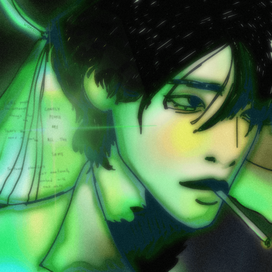 Fallen angels (иллюстрация вдохновлённая кинокартиной Вонг Карвая «Падшие Ангелы»)