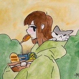 Иллюстрация в стиле книжной 