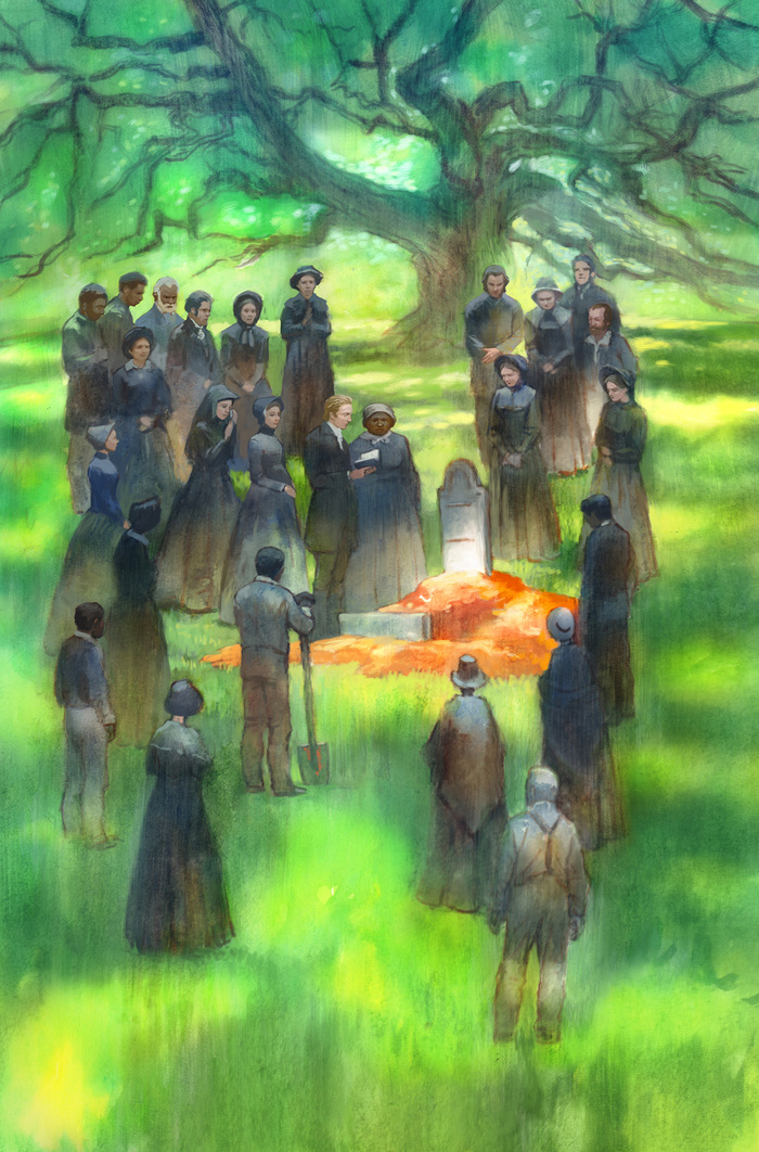 Иллюстрация Унесенные ветром 33 в стиле книжная графика