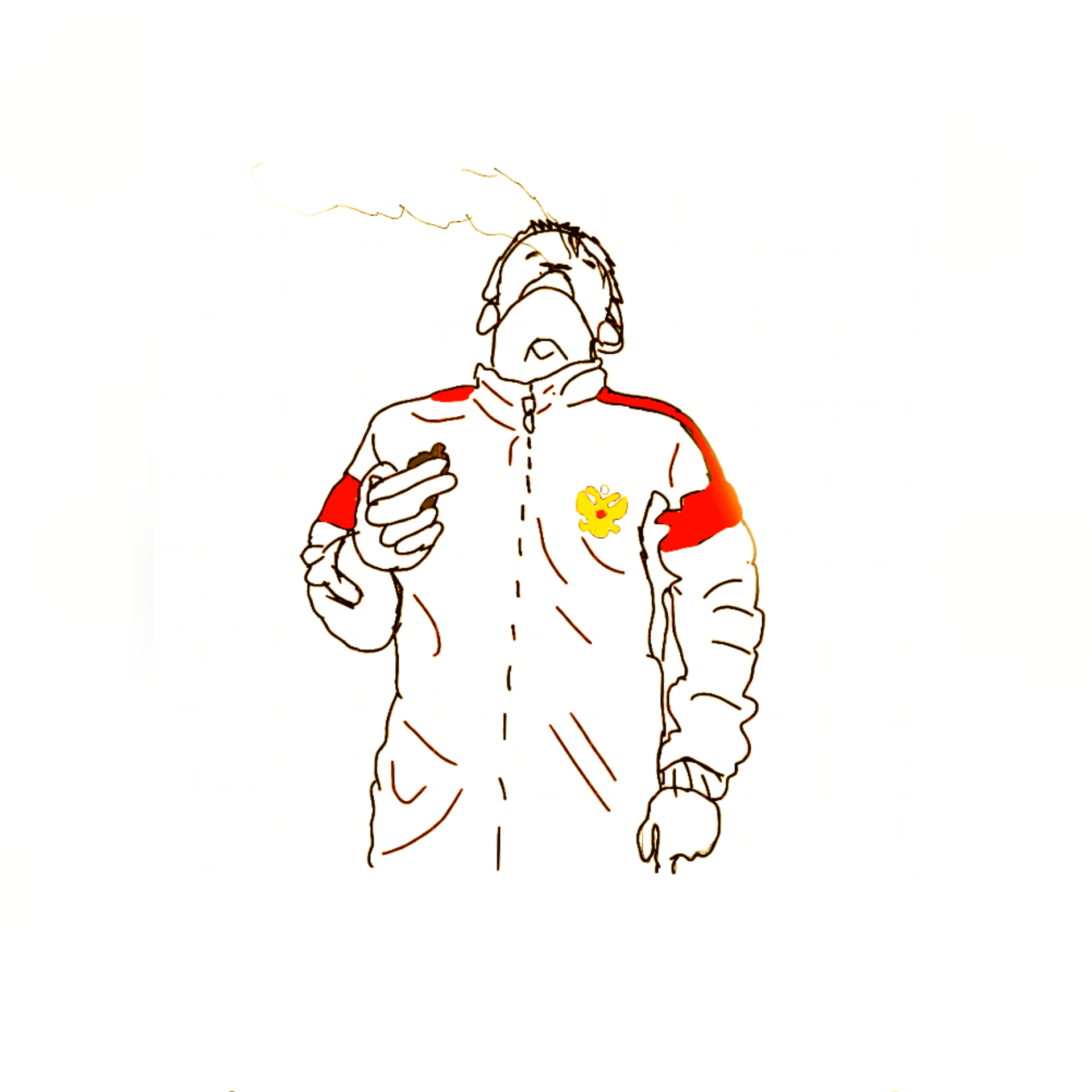 Это я рисовал себя хз может плохо нарисовал