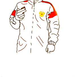 Это я рисовал себя хз может плохо нарисовал