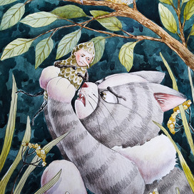 Иллюстрация для книги "Приключения шишка болотного"