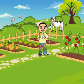 Иллюстрация к детской книге "The “I”s in Me"