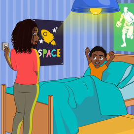 Иллюстрация к детской книге "Malik"