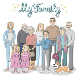 «Моя семья» разработка персонажей