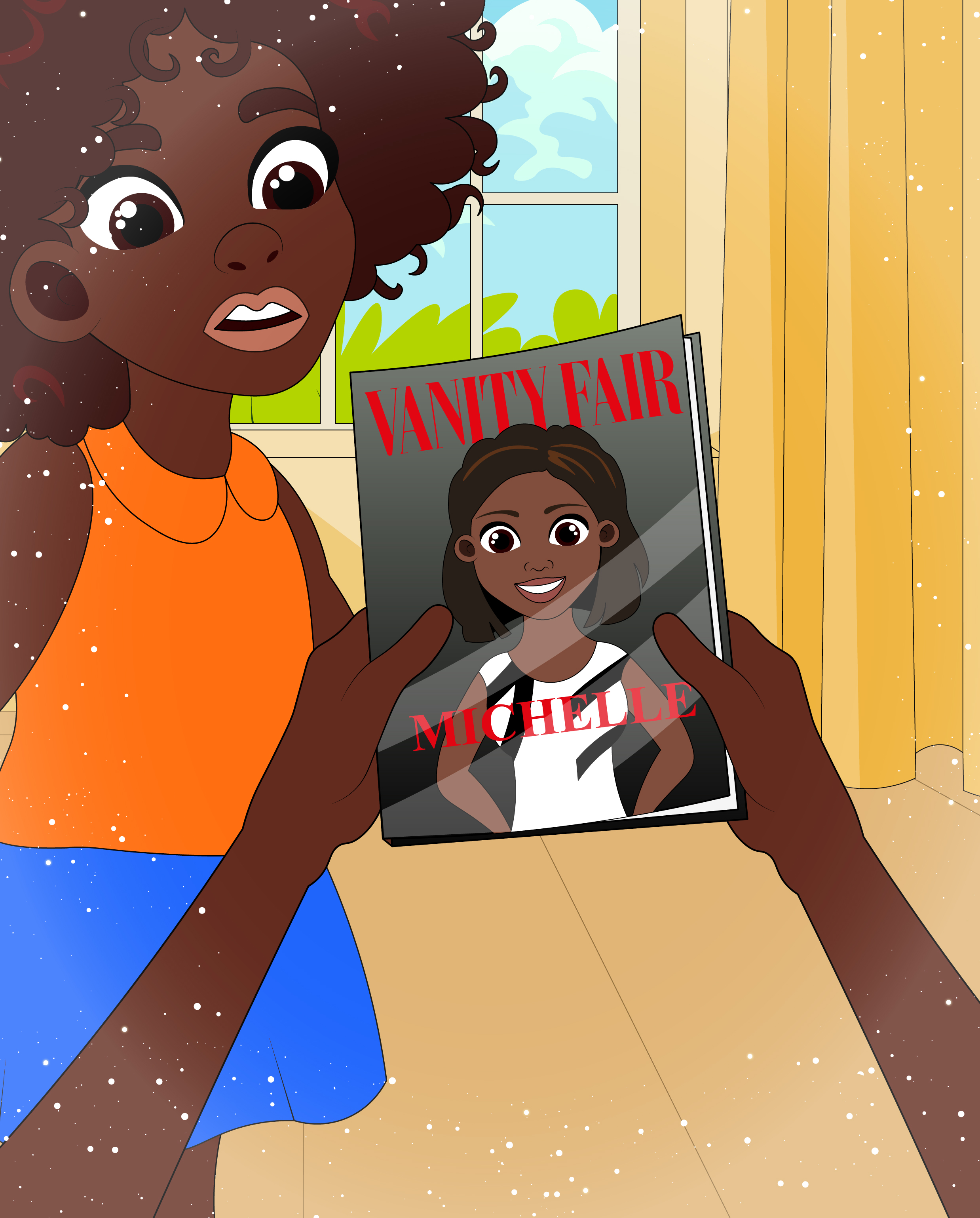 Иллюстрация к детской книге To Love Me is to Love The Skin I'm In