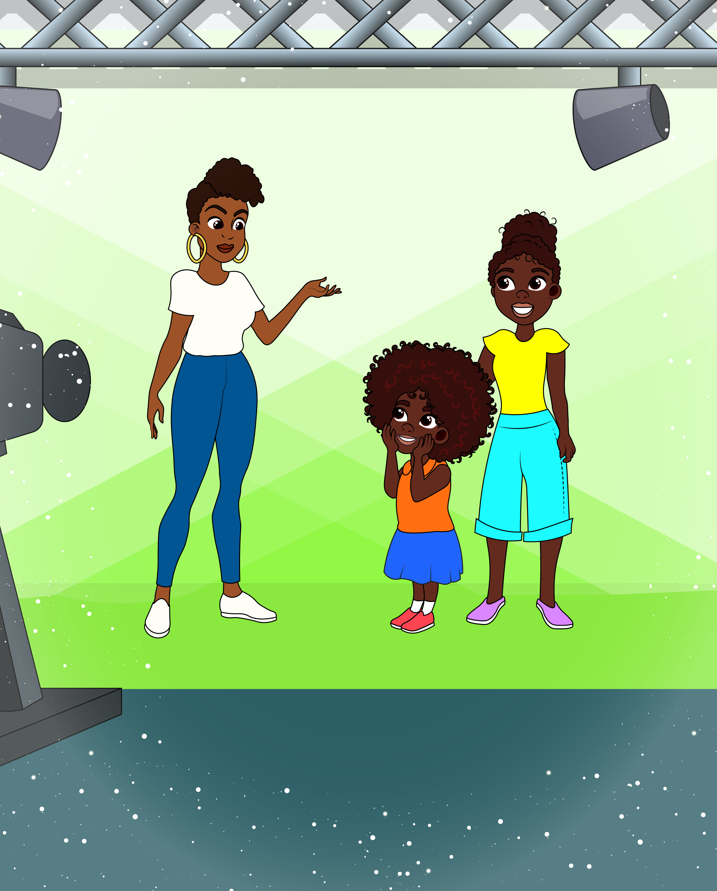 Иллюстрация к детской книге To Love Me is to Love The Skin I'm In