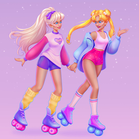 Barbie and Sailor Moon