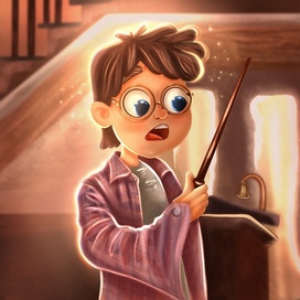 Гарри Поттер для детской книги