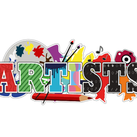 Логотип-дудл для проекта ARTISTS