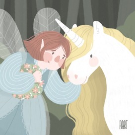 Фея и единорог. 
