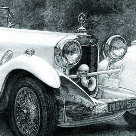«Mercedes-Benz SS 1932» (фрагмент).