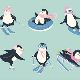 Милые пингвинчики