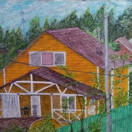 Дом цвета абхазских мандаринов