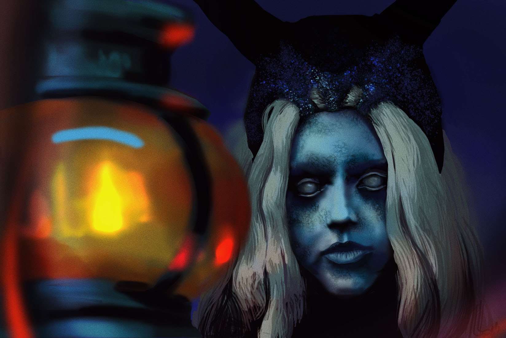 Иллюстрация Проклятый демон в стиле 2d | Illustrators.ru