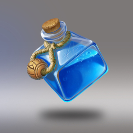 бутылочка синего зелья
