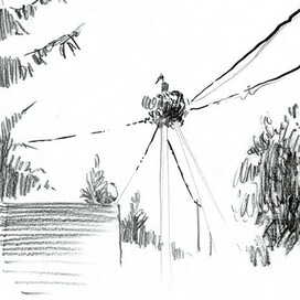 Графика Аист