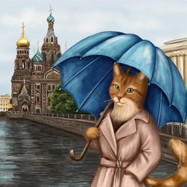 Кошка в Санкт-Петербурге