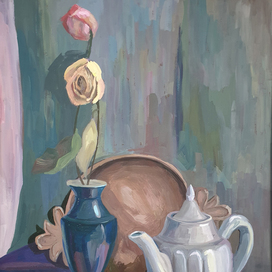 Натюрморт розой.