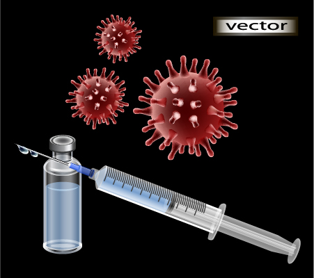коронавирус векторная иллюстрация