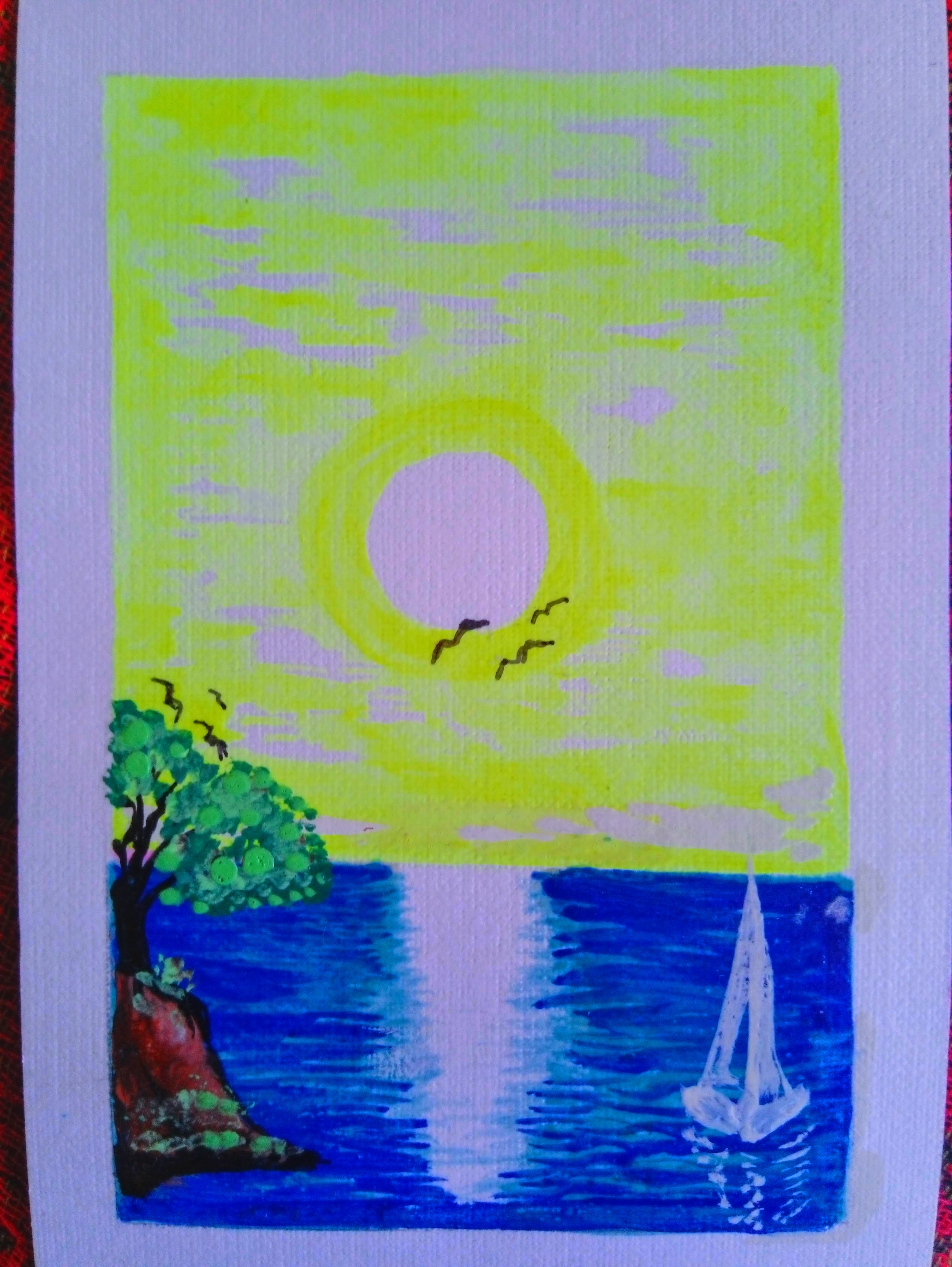 Открытка.Море.А6