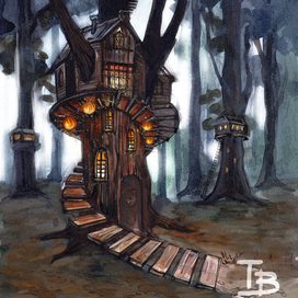 Эльфийская деревня