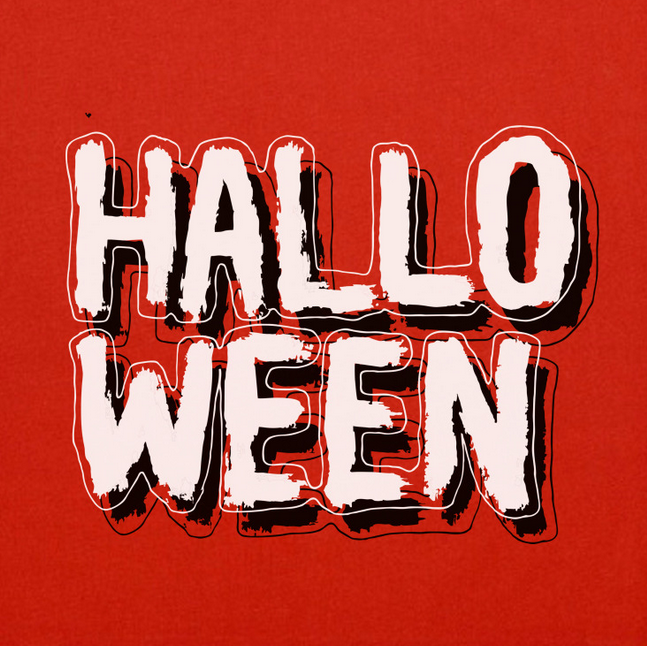 хеллоуин леттеринг шрифт