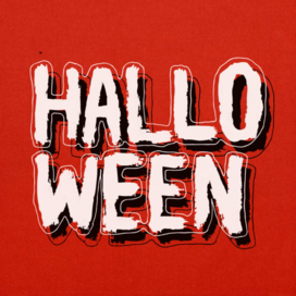 хеллоуин леттеринг шрифт