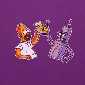 Гомер и Бендер