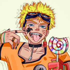 Арт страницы из манги.