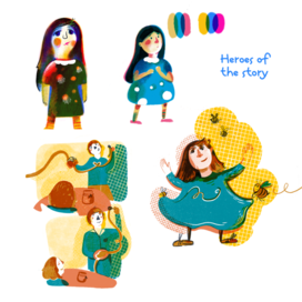Персонажи для детской книги