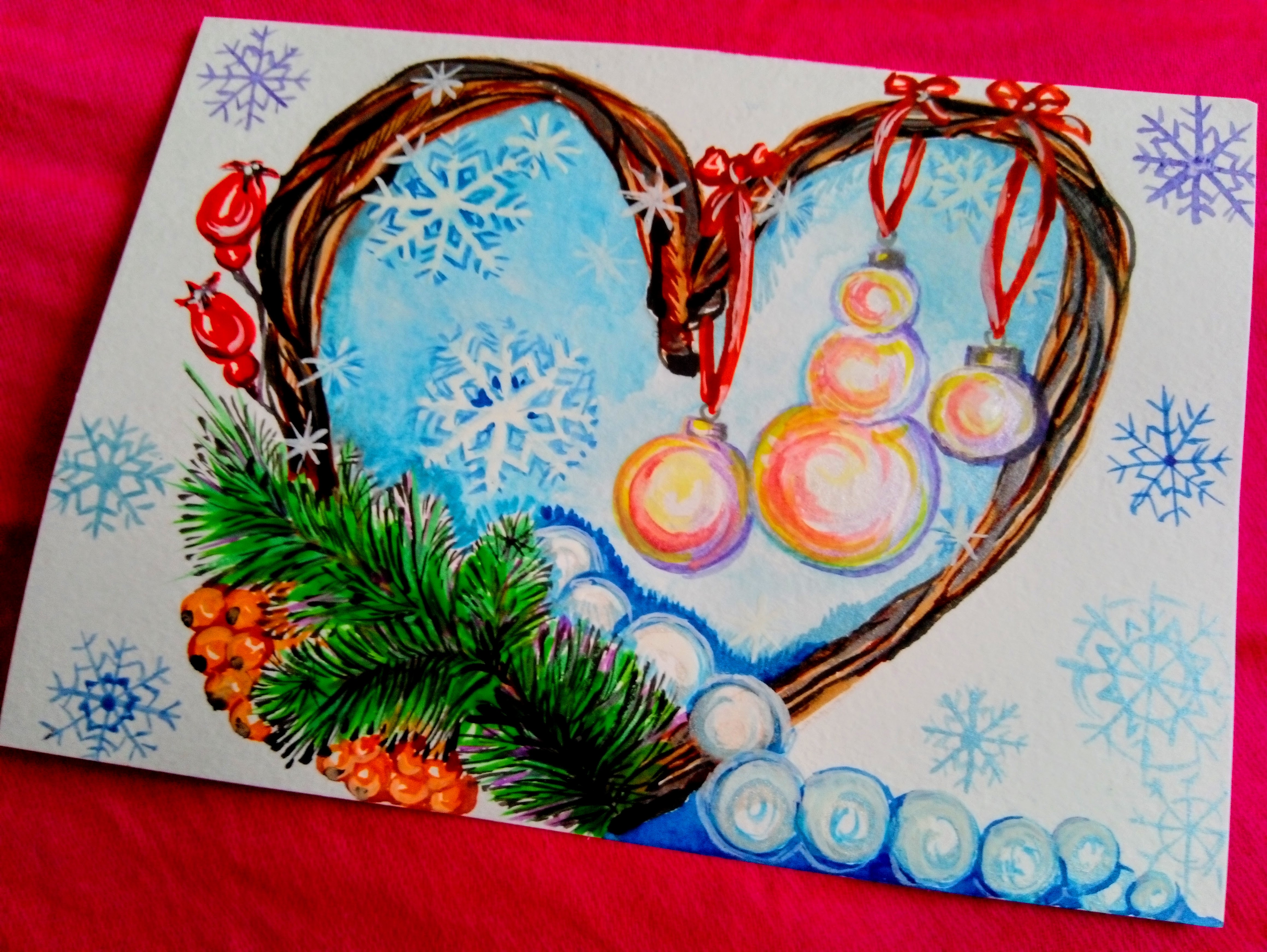 Открытка. Волшебный новый год