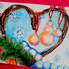 Открытка. Волшебный новый год