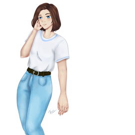 Портрет Девушки в полный рост