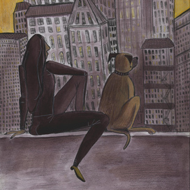 Book illustration_NY_pitty and the city