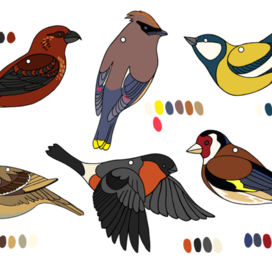 эскизы для елочных игрушек