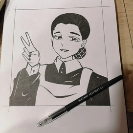 Тату эскиз по аниме Обещанный Неверленд