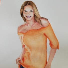 Портрет акварелью