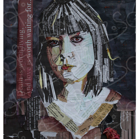 Автопортрет с цветком