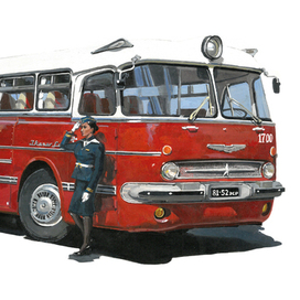 Сигара (Ikarus-55 Lux). Серия "лайнеры страны Советов"