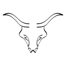 Лого контур бык