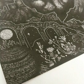 Цветы на склоне