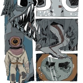 Страница комикса "Рыба"