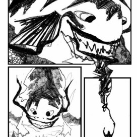 Страница комикс чб