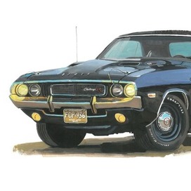 Черный призрак (1970 Dodge Challenger R/T "Black ghost")