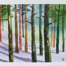 Сосновый лес