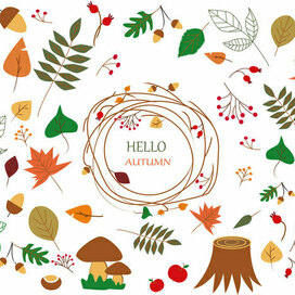 Иллюстрация на тему осени