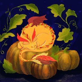 постер "Осенний дракон"
