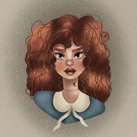 Девушка. Иллюстрация