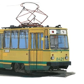 Машка (ЛМ-68М). Серия "Ленинградский трамвай"